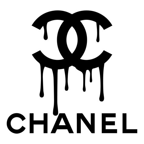 dripping chanel logo|chanel dripping logo transparent.